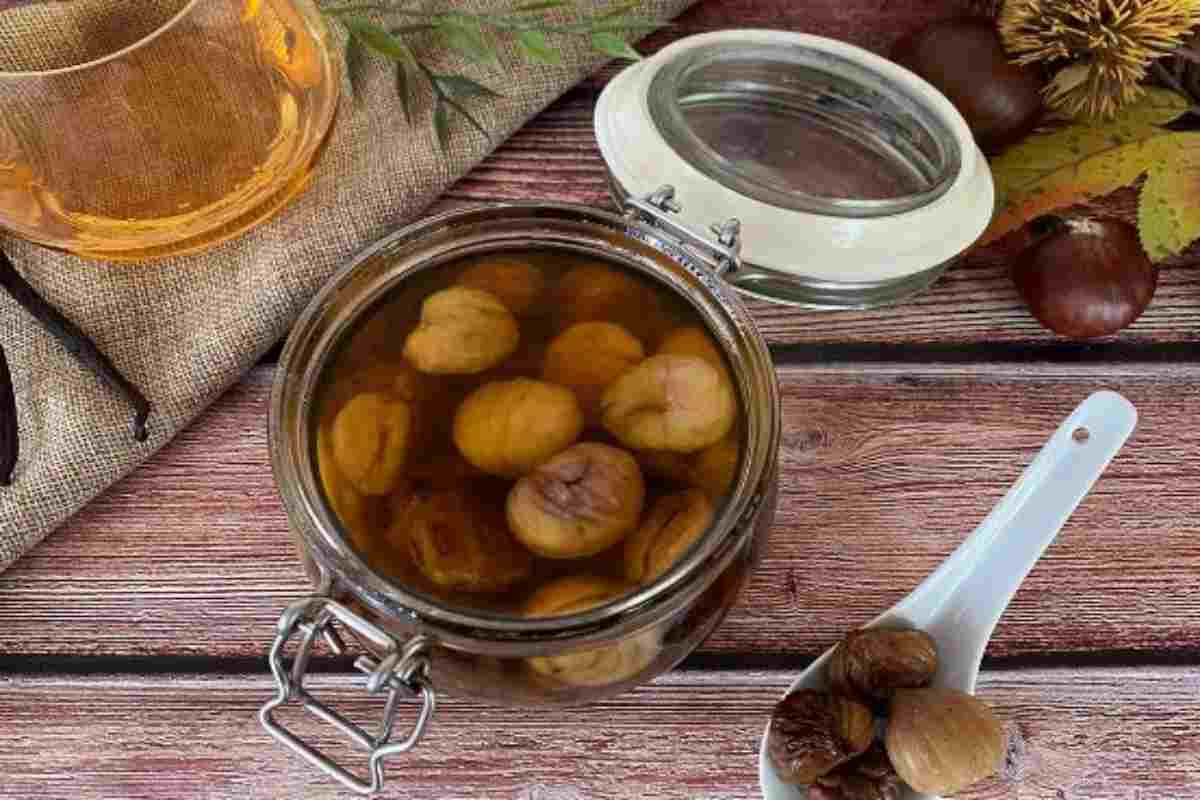 come fare le castagne sciroppate