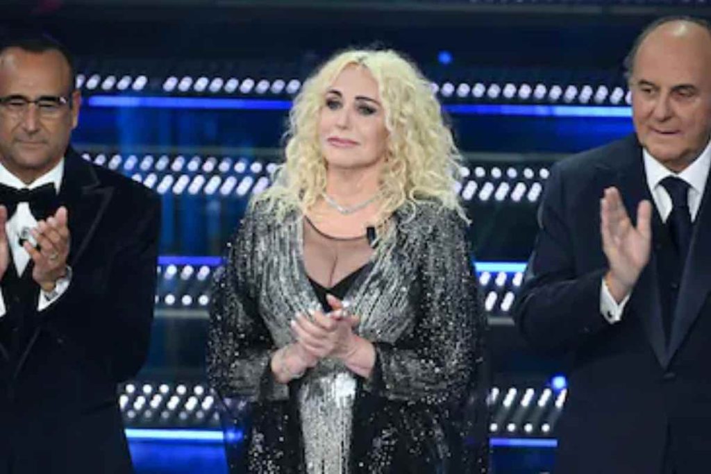 Sanremo Antonella Clerici lacrime dolore crolla